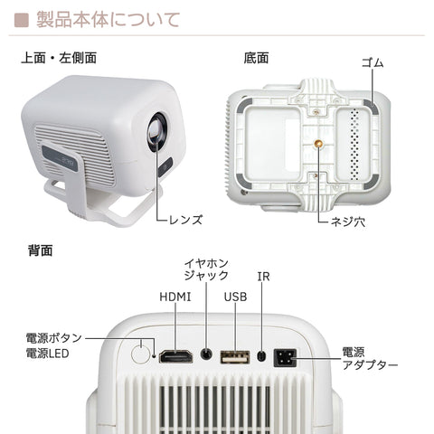 スマートホームプロジェクター CINEMAGE CUBE